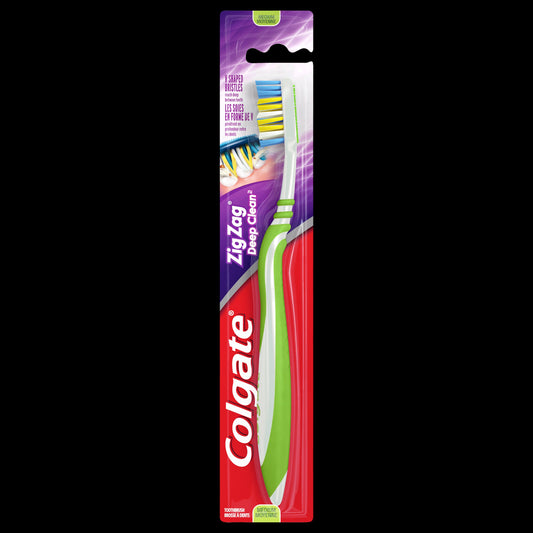 Colgate Adult Medium Bristle Zig Zag Flex Toothbrush; 1 Each; 6 Per Box; 12 Per Case