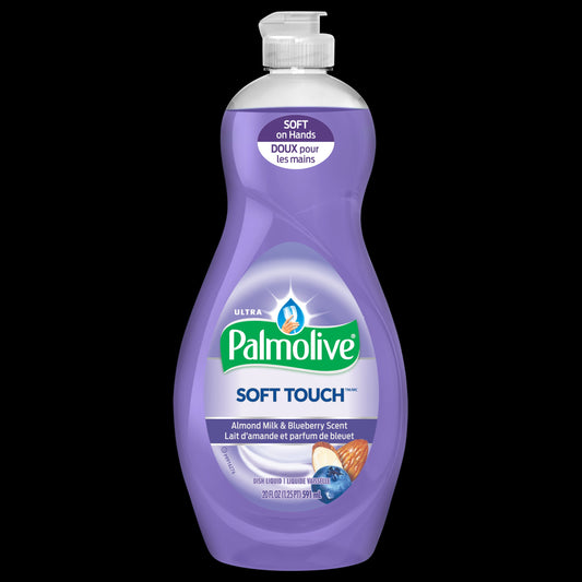 Palmolive Ultra Dish Soap Soft Touch Almond Blueberry; 20 Fluid Ounces; 9 Per Case - High Mart Wholesale