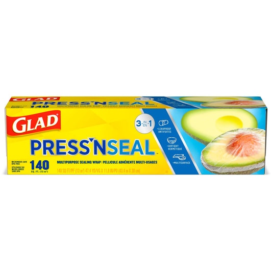 Glad Press'n Seal Food Wrap; 140 Square Foot; 6 Per Case