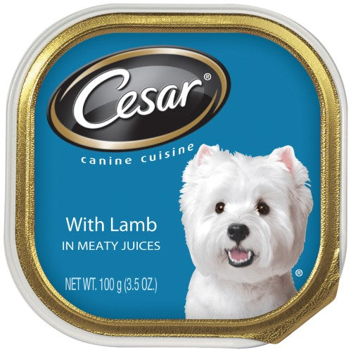 Cesar Canine Cuisine With Lamb; 3.5 Ounces; 24 Per Case