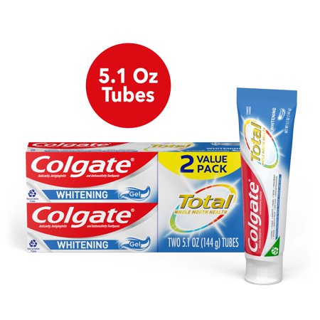 Colgate Total Toothpaste Whitening Gel; 10.2 Ounces; 6 Per Box; 2 Per Case