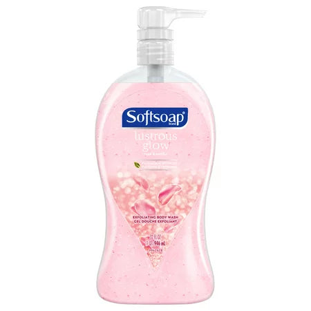 Softsoap Lustrous Glow Body Wash Pink Rose & Vanilla; 32 Fluid Ounces; 3 Per Case