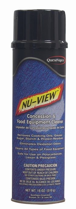 Nu-View Concession & Food Equip. Cleaner 18 Oz. Net Weight; Nsf Approved A1; 20 Ounce; 6 Per Case - High Mart Wholesale