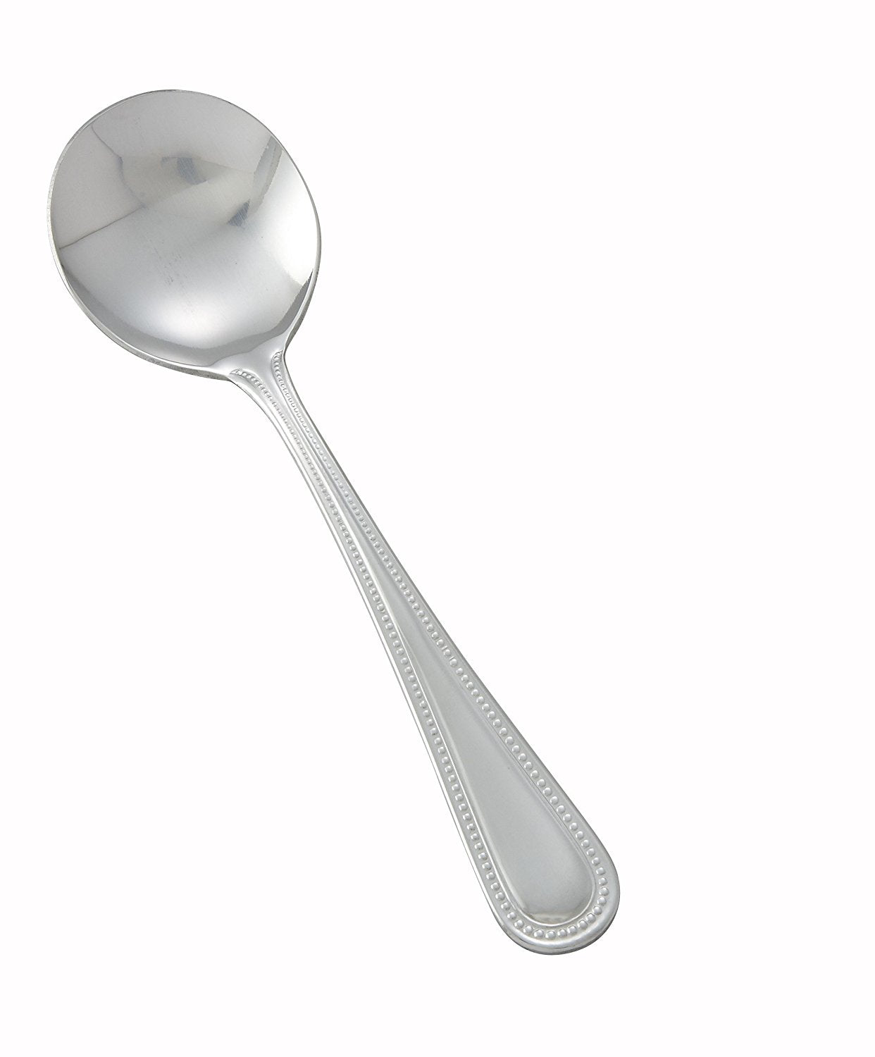 Winco Bouillon Spoon Heavyweight; 1 Dozen - High Mart Wholesale