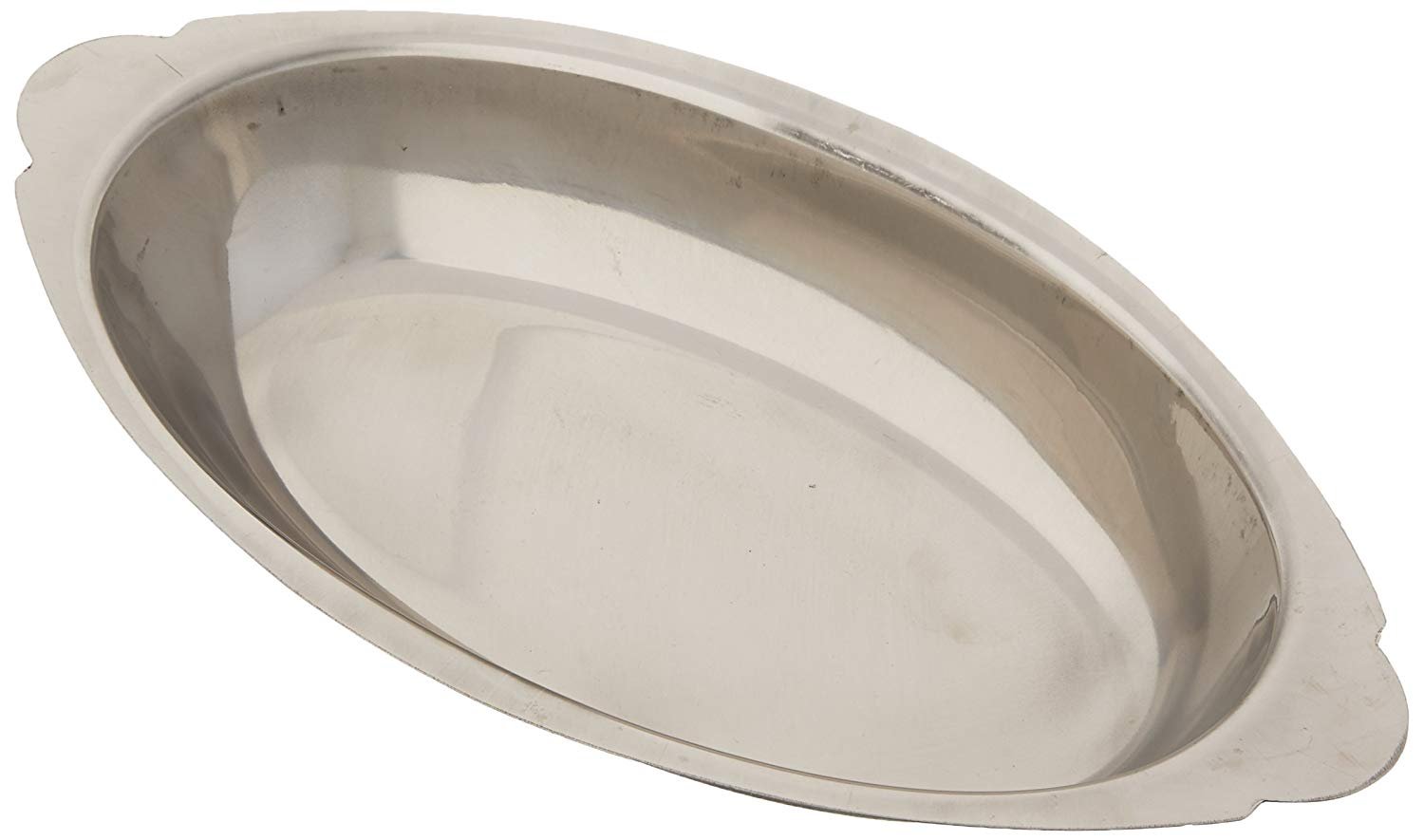 Winco Augratin Dish Oval Stainless Steel 20 Oz; 12 Each; 1 Per Case - High Mart Wholesale