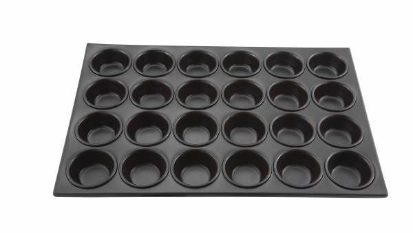 Winco Muffin Pan 24 Cup Heavy Aluminum; 12 Each; 1 Per Case - High Mart Wholesale