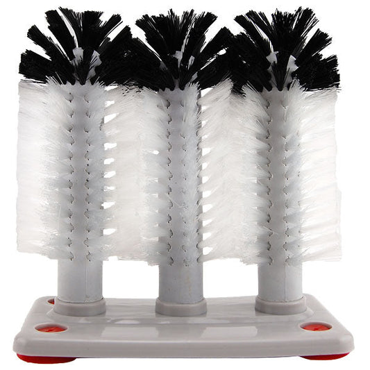 Winco Glass Washer Brush With Plastic Base; 1 Each - High Mart Wholesale