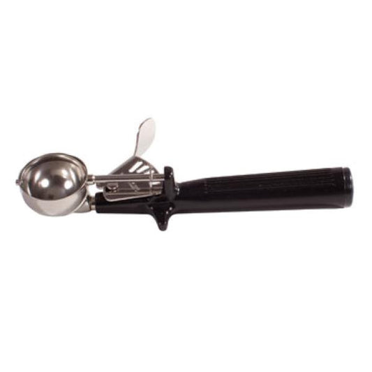 Winco Disher Ice Cream Size 30 One Piece Handle Black; 36 Each; 1 Per Case - High Mart Wholesale