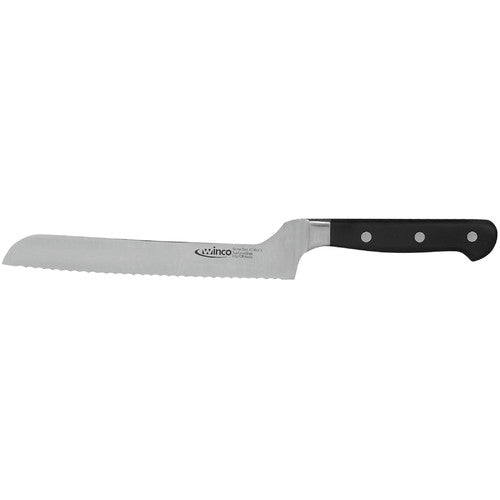 Winco Bread Knife 8 Inch Offset Triple Riveted; 1 Each; 1 Per Case - High Mart Wholesale