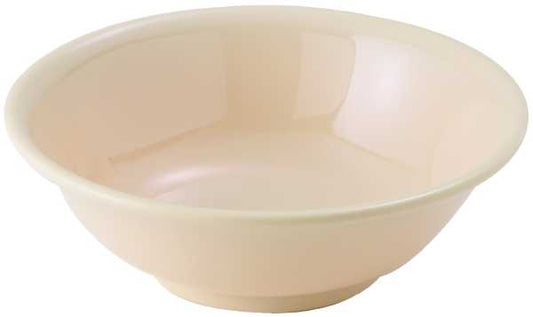 Winco 22 Ounce Melamine Rimless Bowl Tan; 2 Dozen; 1 Per Case - High Mart Wholesale