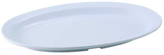 Winco Oval Platter With Narrow Rim White 11.5X8"; 1 Dozen - High Mart Wholesale