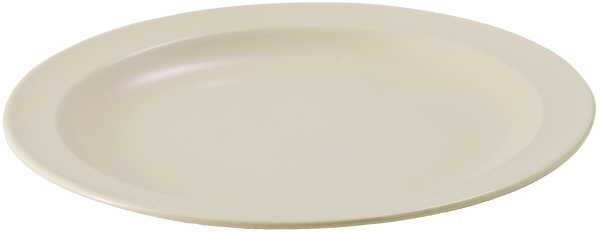 Winco Plate Round Melamine Tan 10.25 Inch; 1 Dozen - High Mart Wholesale