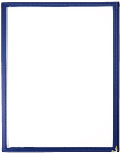 Winco Menu Cover Triple Fold Blue; 25 Each; 1 Per Case - High Mart Wholesale