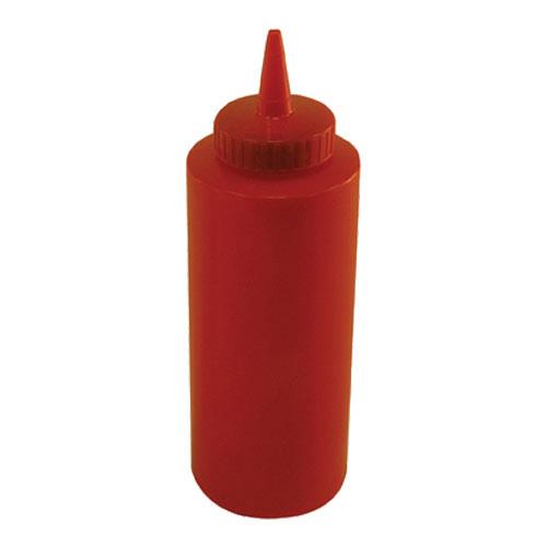 Winco Red Squeeze Bottle; 6 Each - High Mart Wholesale