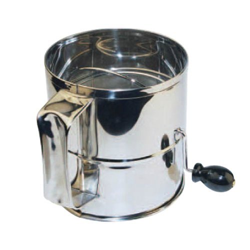 Winco Sifter 8 Cup Stainless Steel Rotary; 1 Each - High Mart Wholesale