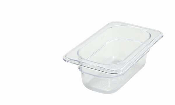 Winco Pan 1/9 Size Two 1/2" Polypropylene; 1 Each - High Mart Wholesale