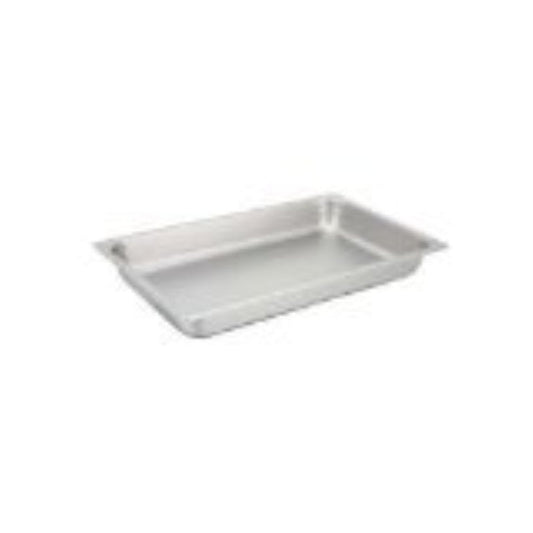 Winco Straight Side Steam Pan Full Side By Side; 6 Each; 1 Per Case - High Mart Wholesale