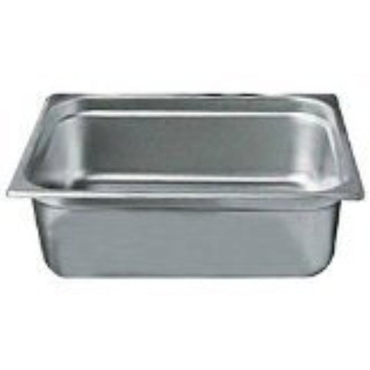 Winco Straight Sided Steam Pan Full Size 6 Inch; 1 Each; 6 Per Box; 2 Per Case - High Mart Wholesale