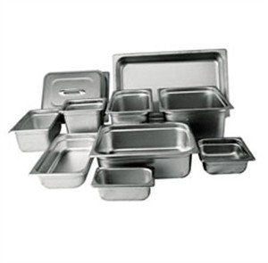 Winco Anti-Jam Steam Pan 1/6 Size; 12 Each; 1 Per Case - High Mart Wholesale