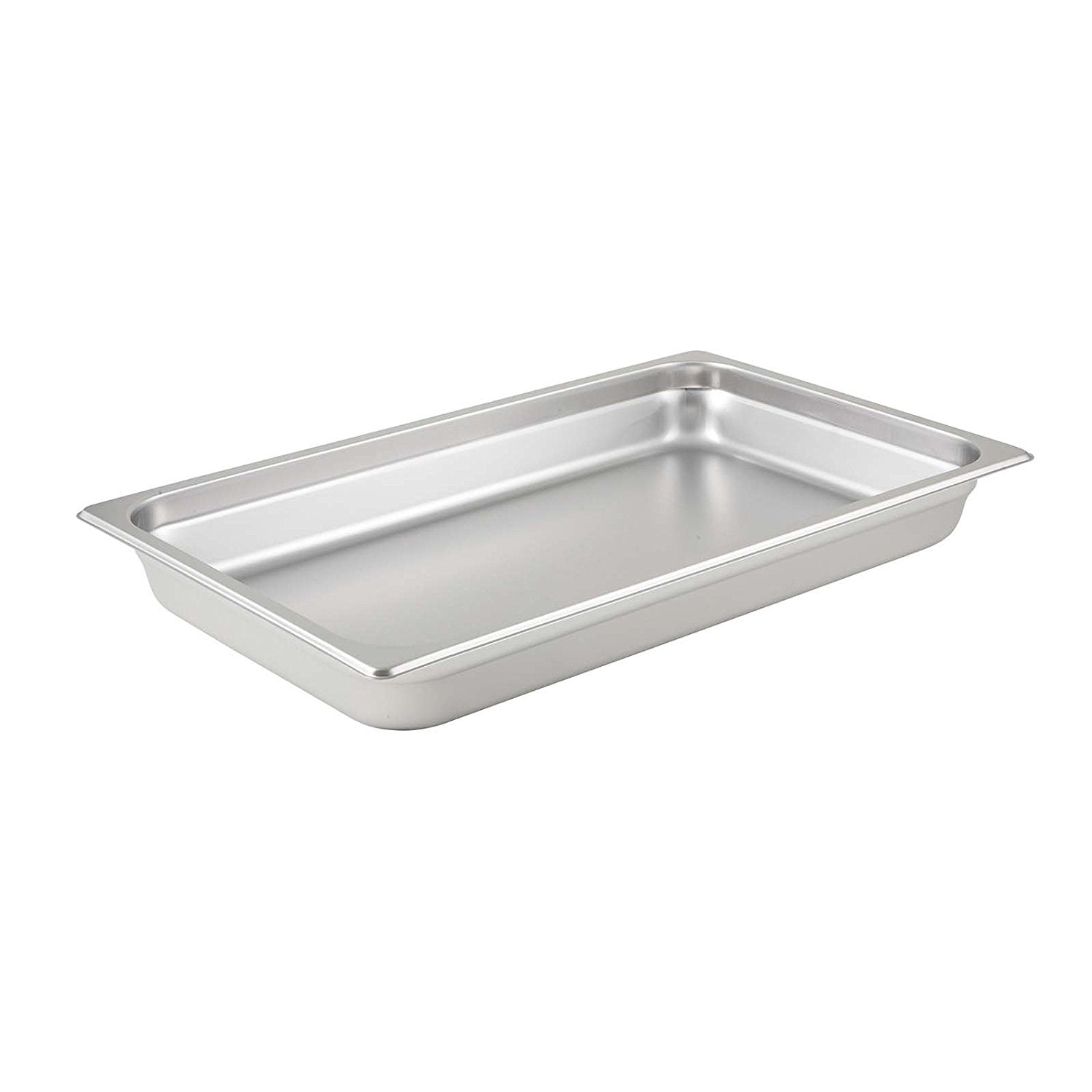 Winco Full Size 2.5 Inch 25 Ga Anti-Jam Stainless Steel Steam Pan; 1 Each - High Mart Wholesale