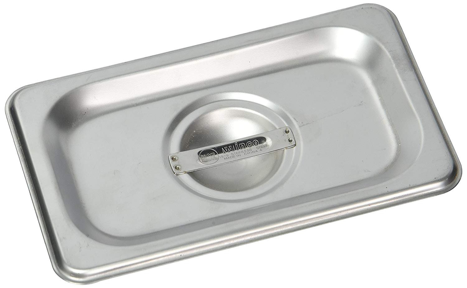 Winco Steam Pan Cover Stainless Steel Solid; 1 Each - High Mart Wholesale