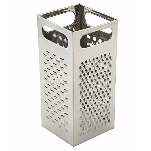 Winco 9 Inch X 4 Inch Stainless Steel Grater Square Box; 1 Each - High Mart Wholesale