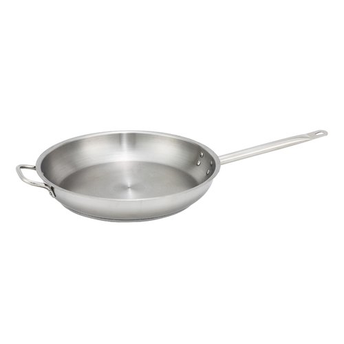 Winco Fry Pan Stainless Steel 14 Inch; 1 Each - High Mart Wholesale