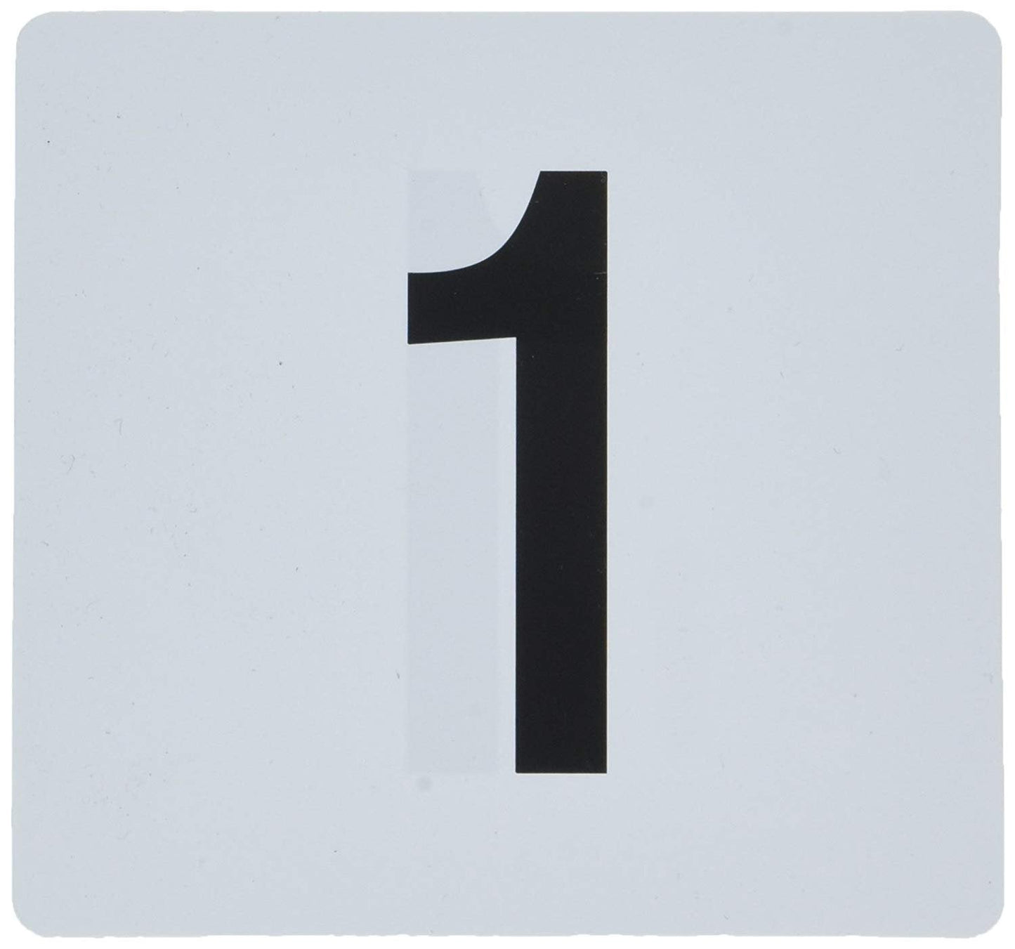 Winco Table Number Cards Plastic 4X3 3/4 Inches; 1 Each - High Mart Wholesale