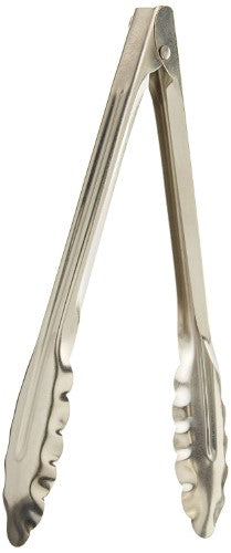 Winco 16 Inch Stainless Steel Utility Tong Yellow; 12 Each; 1 Per Case - High Mart Wholesale