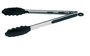 Winco Utility Tong With Rubber Head 12 Inch Black; 12 Each; 1 Per Case - High Mart Wholesale