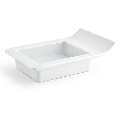 Front Of The House 4 Ounce Nami Deep Porcelain Dish; 12 Each; 1 Per Case - High Mart Wholesale
