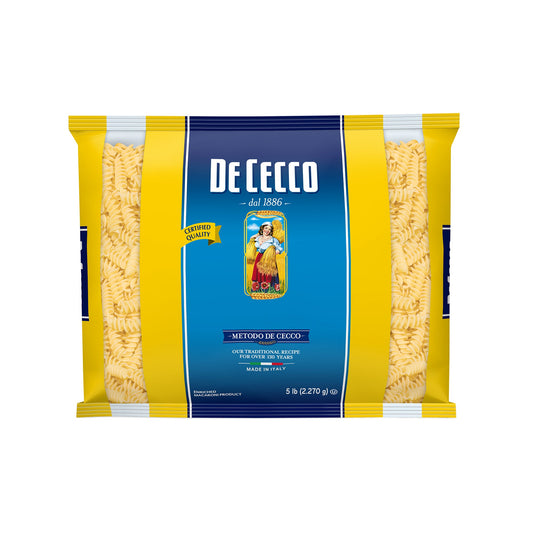 De Cecco No. 98 Fusilli; 5 Pounds; 4 Per Case