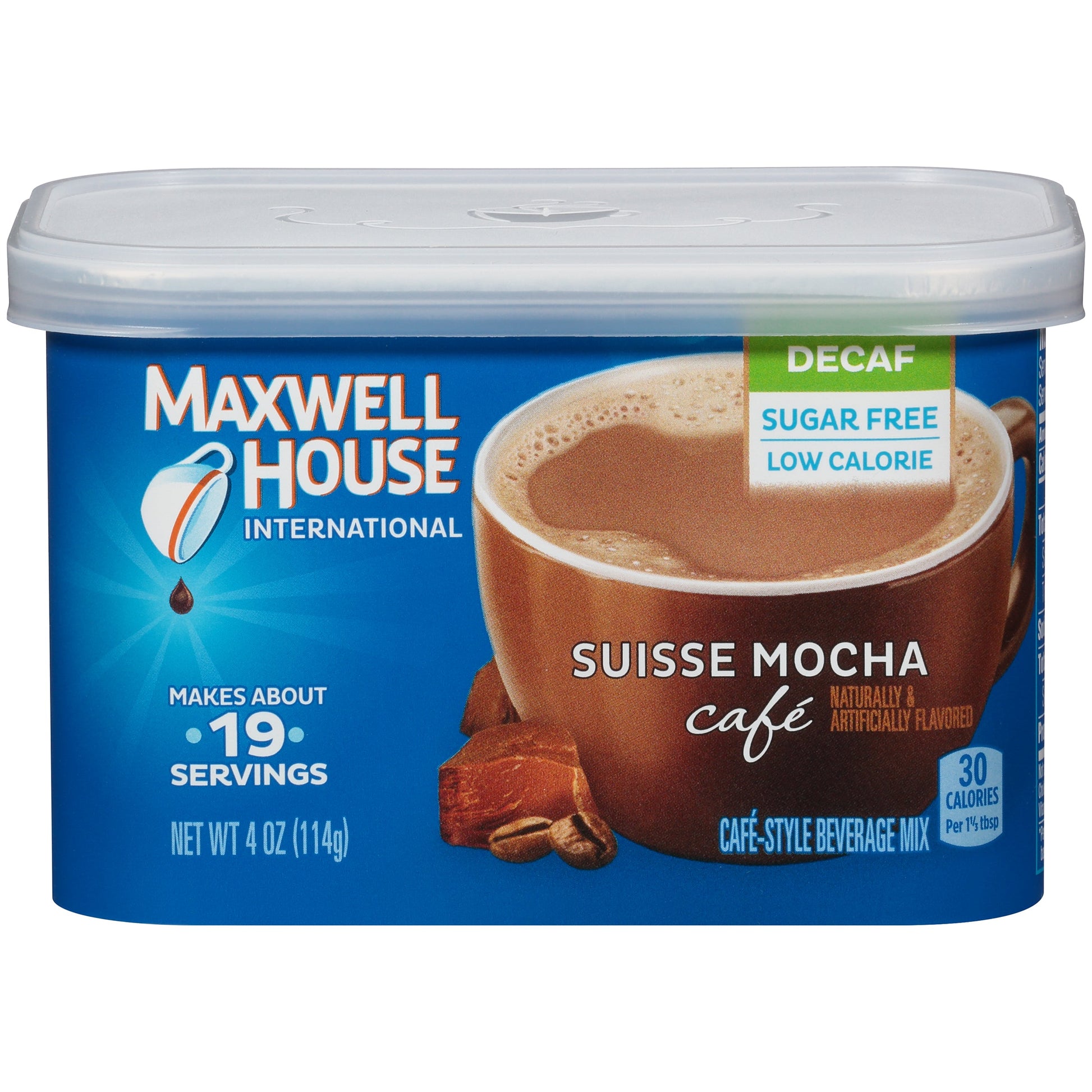 Maxwell House Maxwell House Internat. Cafe Coffee Suisse Mocha Sugar Free; 4 Ounces; 8 Per Case - High Mart Wholesale
