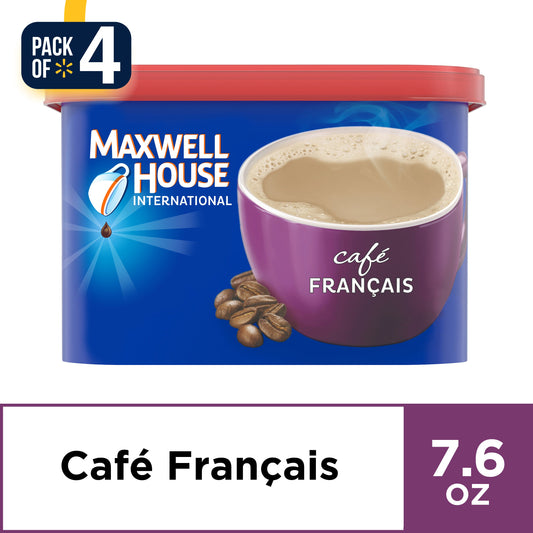 Maxwell House Maxwell House Internat. Cafe Coffee Francais; 7.6 Ounces; 8 Per Case - High Mart Wholesale