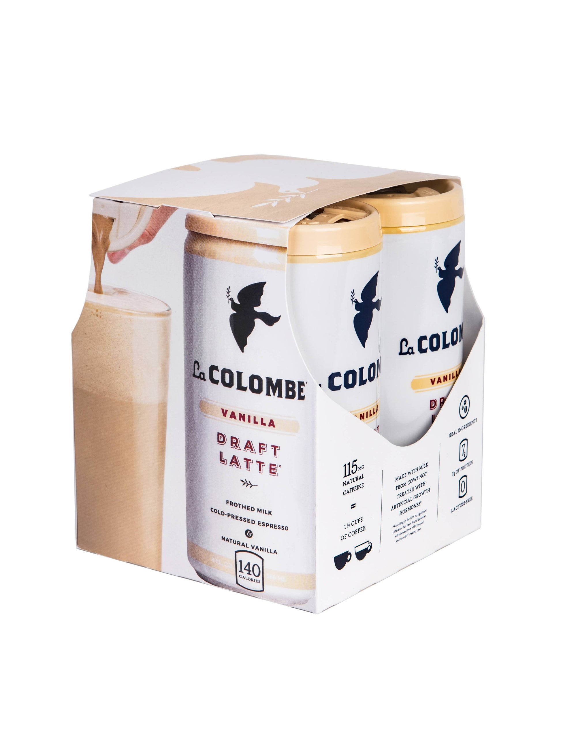 La Colombe Draft Latte Vanilla; 9 Fluid Ounces; 4 Per Case - High Mart Wholesale