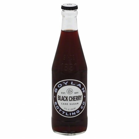 Boylan Bottling Black Cherry Soda; 12 Fluid Ounces; 4 Per Box; 6 Per Case - High Mart Wholesale