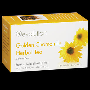 Revolution Tea Golden Chamomile Herbal Tea; 16 Count; 6 Per Case - High Mart Wholesale