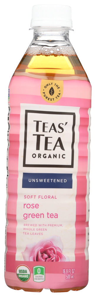 Teas' Tea Tea Unsweetened Rose Green; 16.9 Fluid Ounces; 12 Per Case - High Mart Wholesale