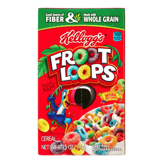 Kellogg's Froot Loops Cereal; 0.95 Ounces; 70 Per Case