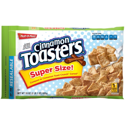 Malt O Meal Cereal Cinnamon Toasters; 33 Ounces; 8 Per Case - High Mart Wholesale