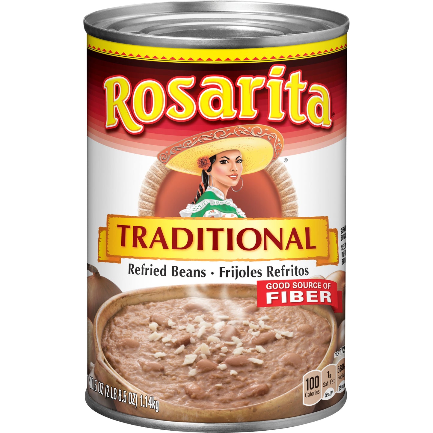 Rosarita Refried Beans; 40.5 Ounce; 12 Per Case - High Mart Wholesale