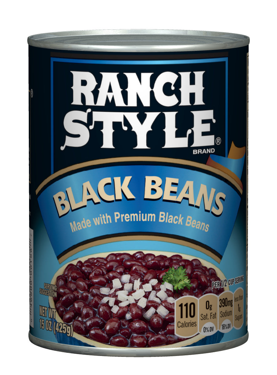 Ranch Style Ranch Style Vegetable Black Beans; 15 Ounces; 12 Per Case - High Mart Wholesale