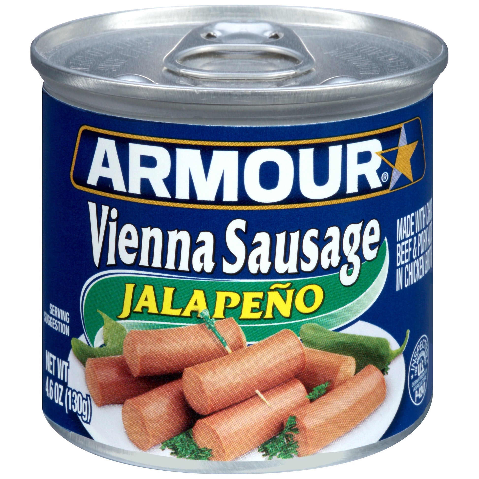 Armour Jalapeno Flavored Vienna Sausage; 4.6 Ounces; 24 Per Case - High Mart Wholesale