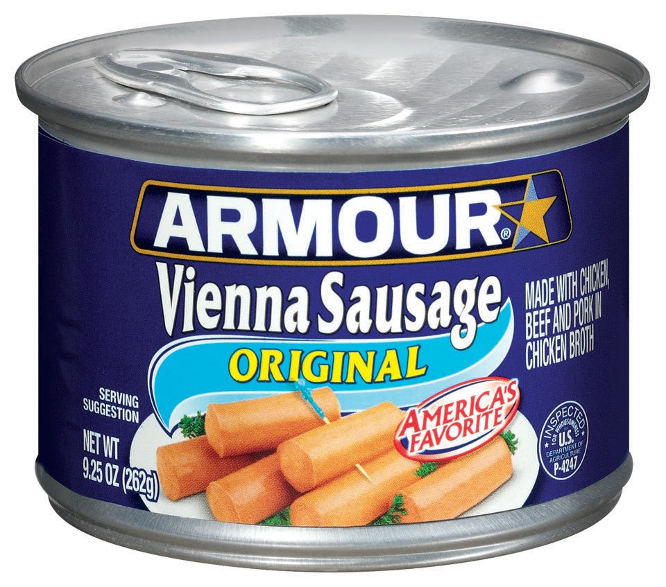 Armour Vienna Sausage; 9.25 Ounces; 12 Per Case