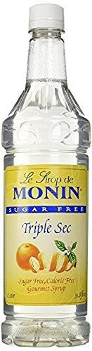 Monin Sugar Free Triple Sec; 1 Liter; 4 Per Case - High Mart Wholesale