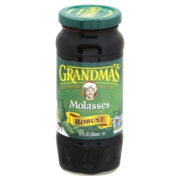 Grandma's Robust Unsulphured Molasses; 12 Fluid Ounce; 12 Per Case - High Mart Wholesale