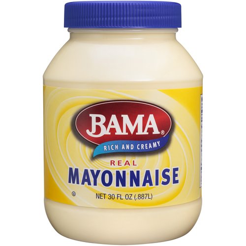 Bama Mayonnaise Jar; 30 Ounce; 12 Per Case - High Mart Wholesale