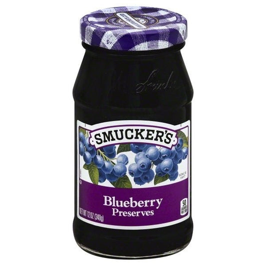 Smucker's Preserves Blueberry; 12 Ounces; 12 Per Case - High Mart Wholesale