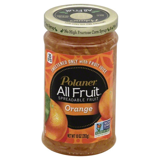 Polaner All Fruit Orange Spread; 10 Ounce; 12 Per Case - High Mart Wholesale