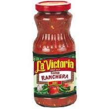 La Victoria Salsa Ranchero Hot Retail; 24 Ounces; 12 Per Case - High Mart Wholesale